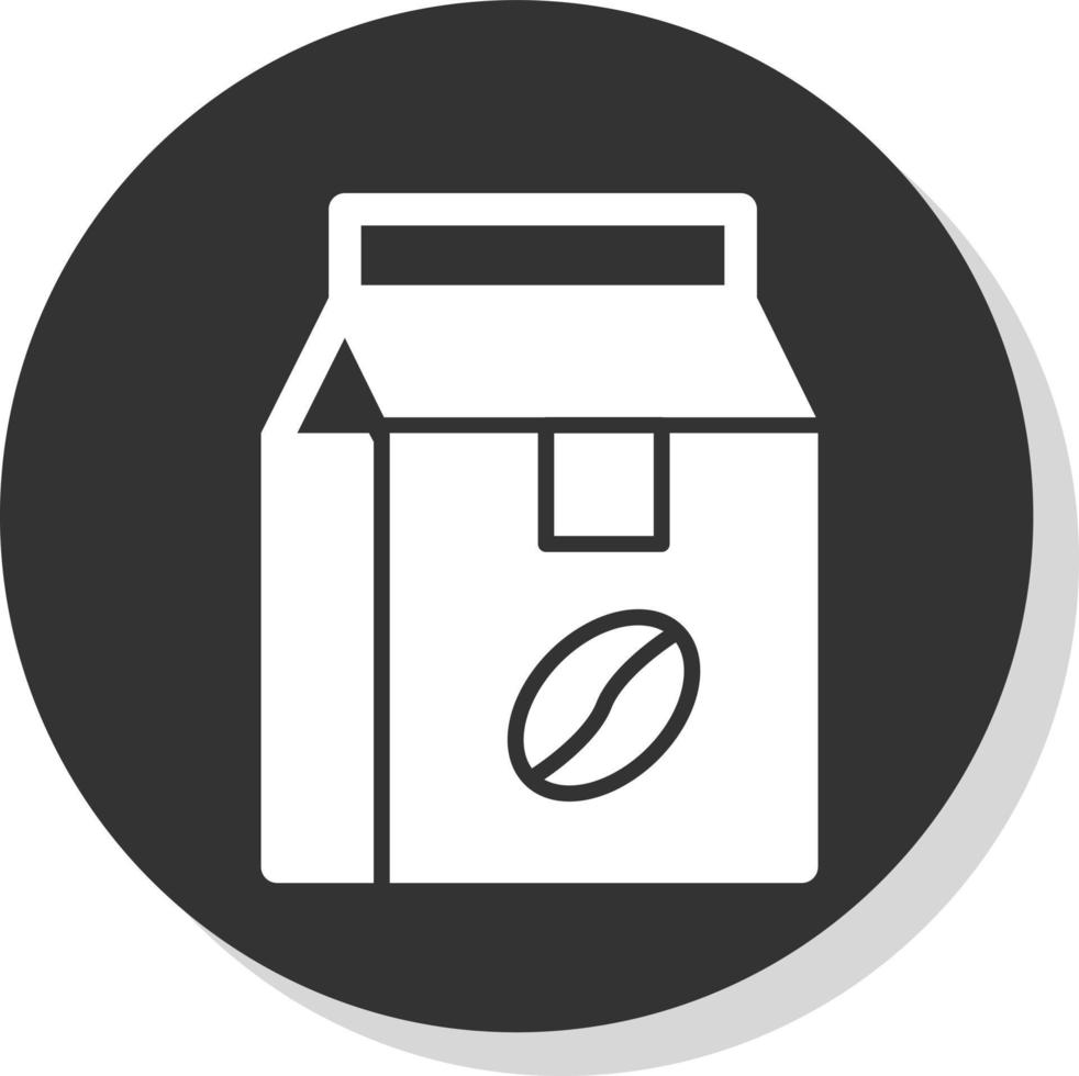 Coffee Bag Vector Icon Design