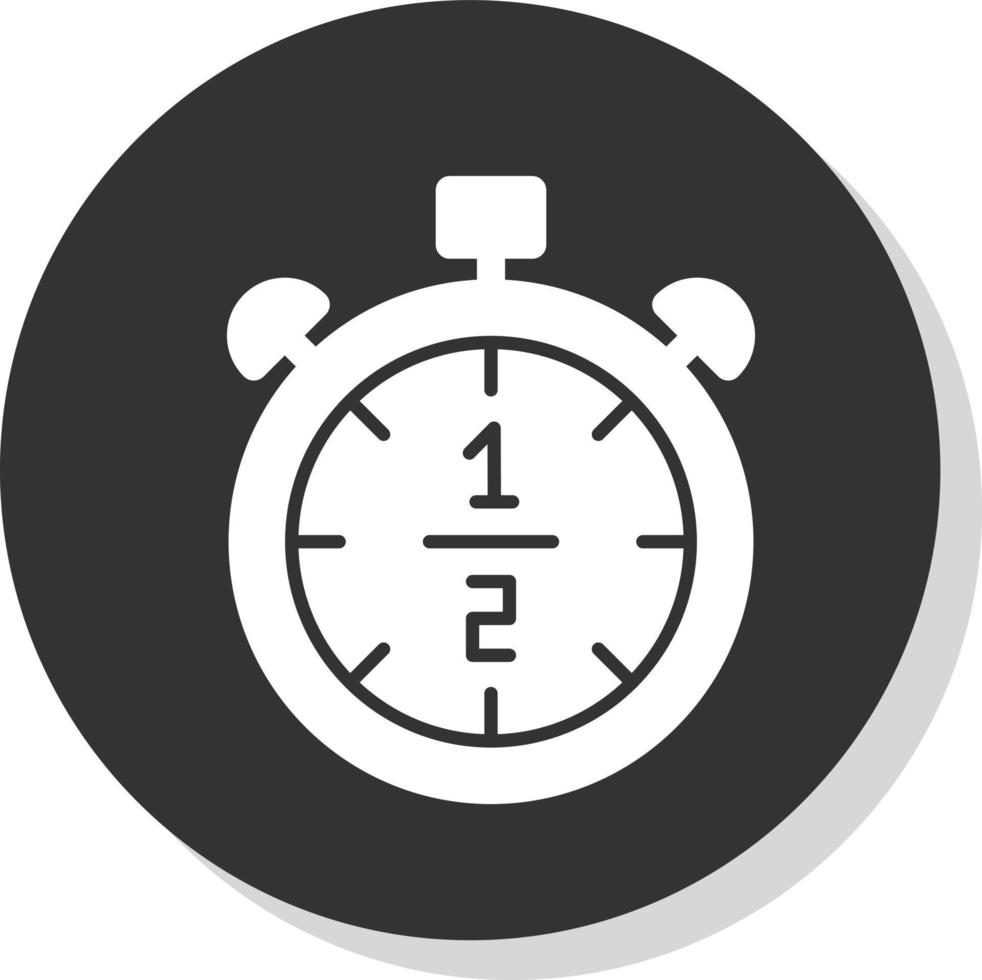 Half Time Vector Icon Design