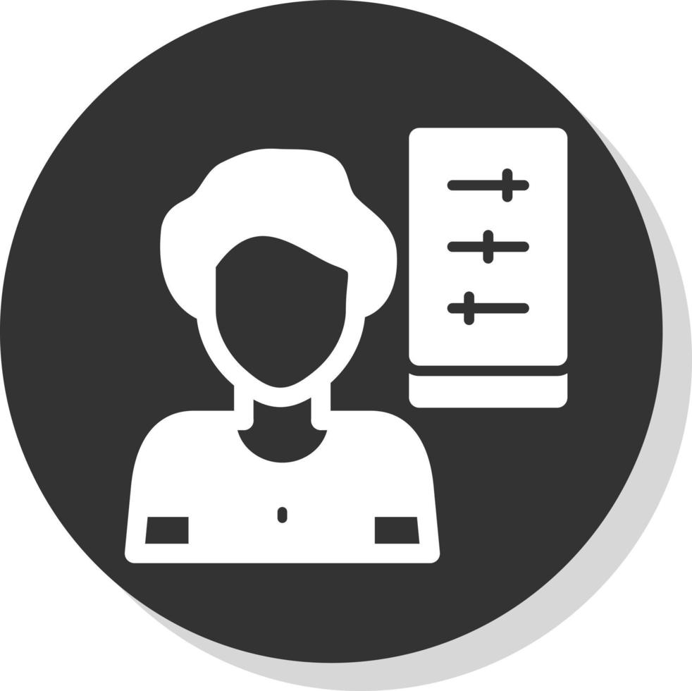 Self Control Vector Icon Design