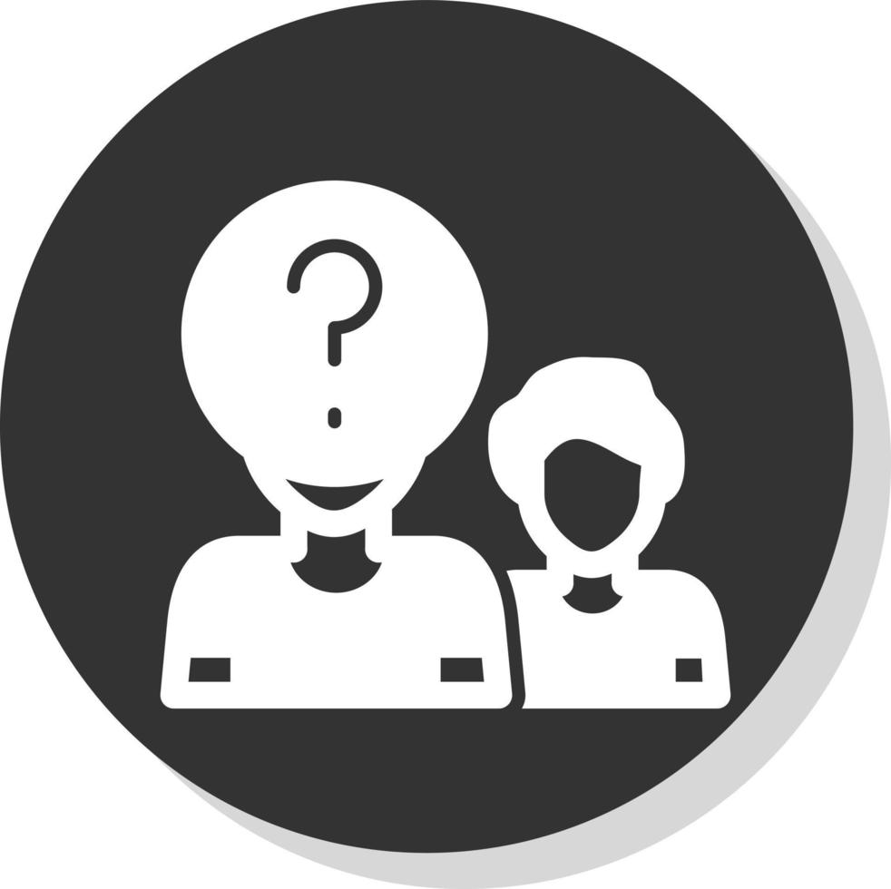 Doubt Vector Icon Design