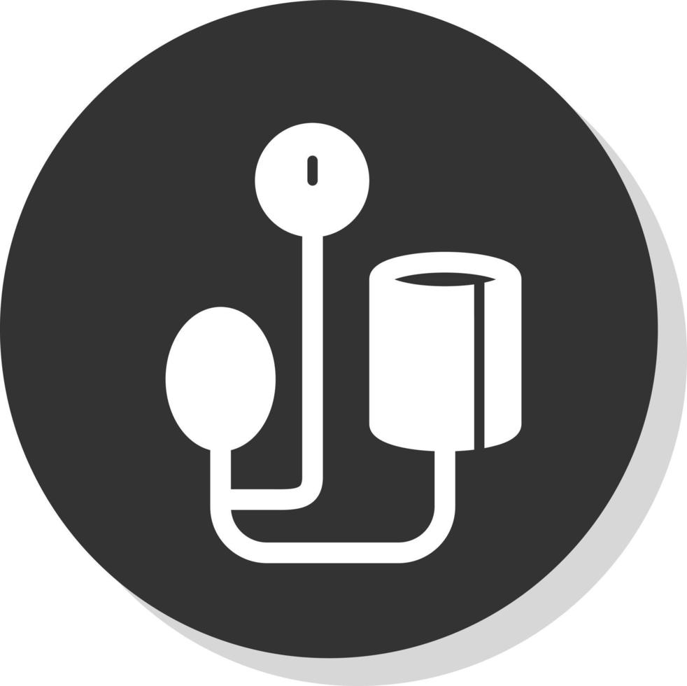 Blood Pressure Gauge Vector Icon Design