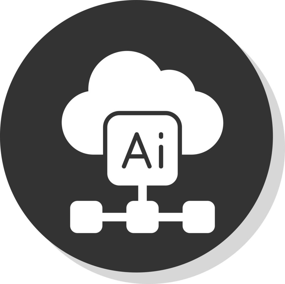 Cloud Based Architecture Vector Icon Design