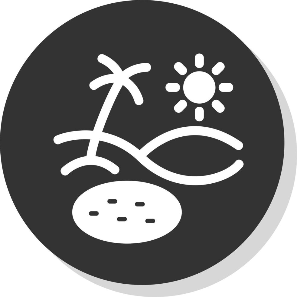 Oasis Vector Icon Design