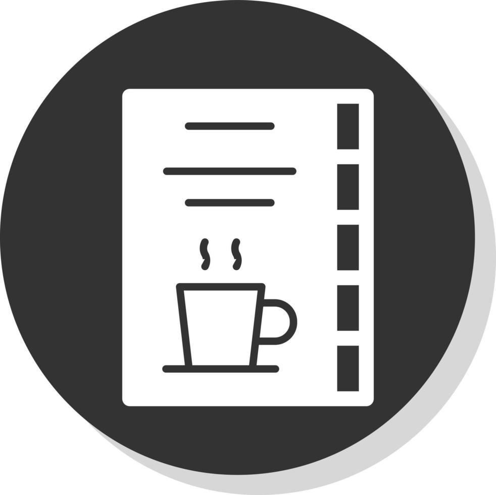 Coffee Card Vector Icon Design