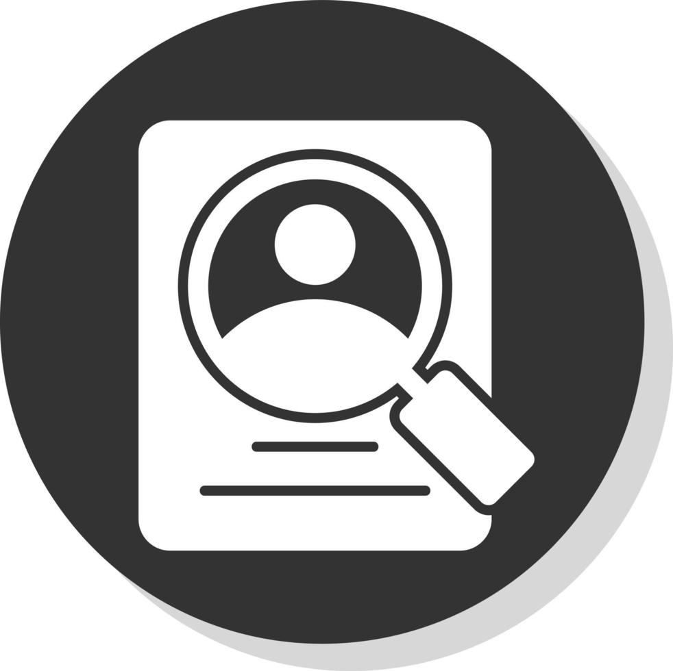 Research Process Vector Icon Design