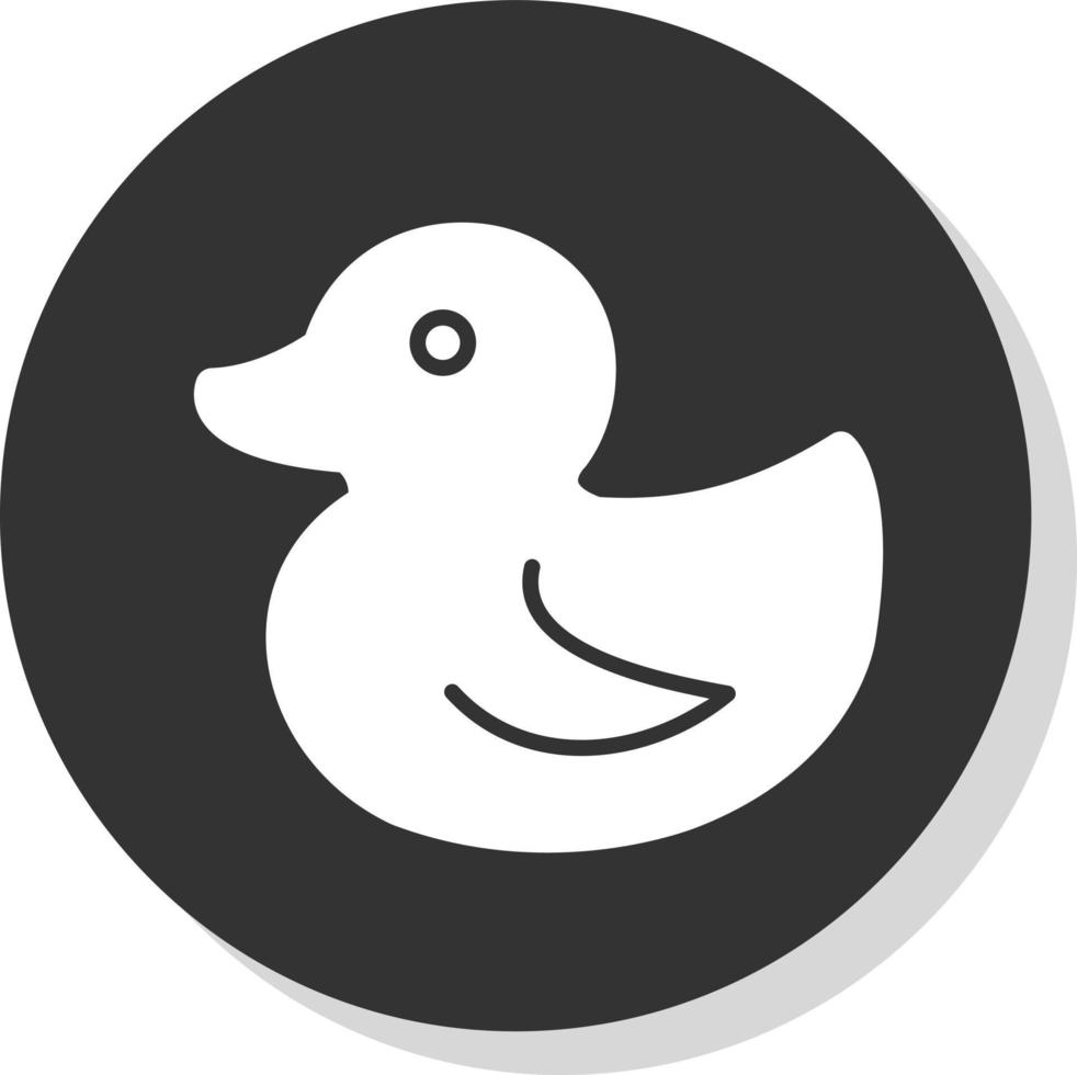 Rubber Duck Vector Icon Design