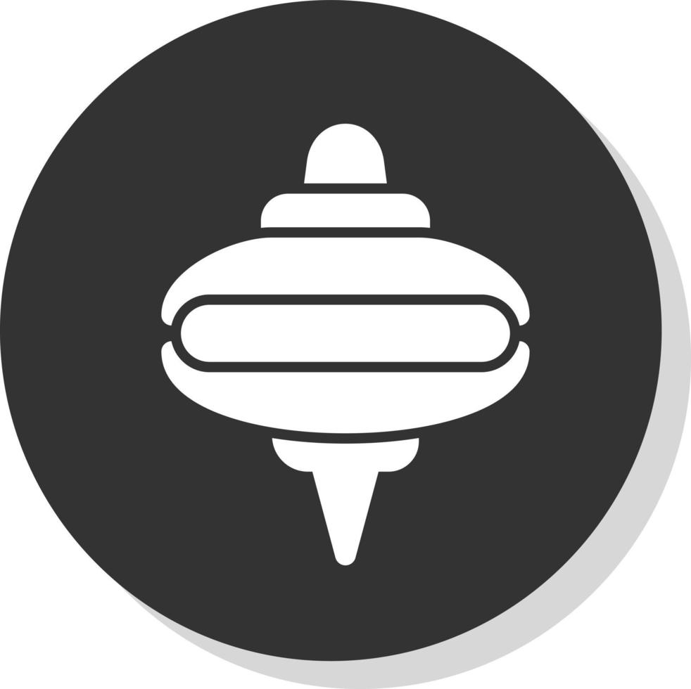 Spinning Top Vector Icon Design