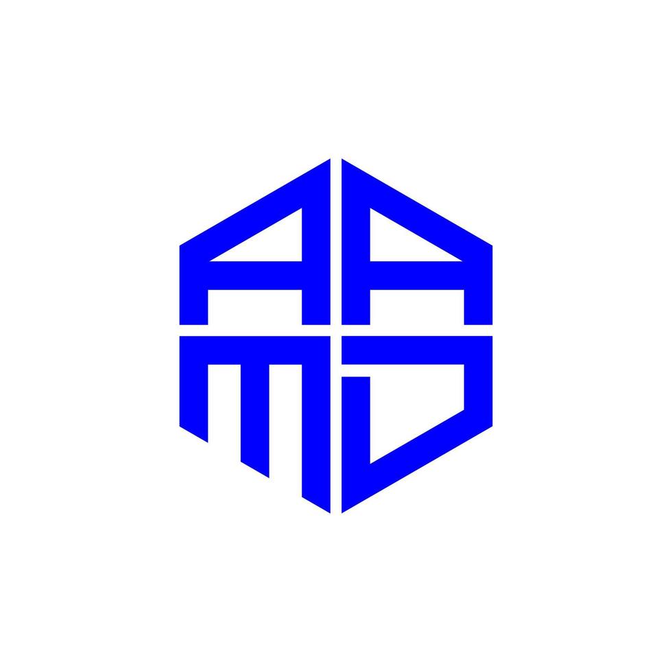 amd letra logo creativo diseño con vector gráfico, amd sencillo y moderno logo.