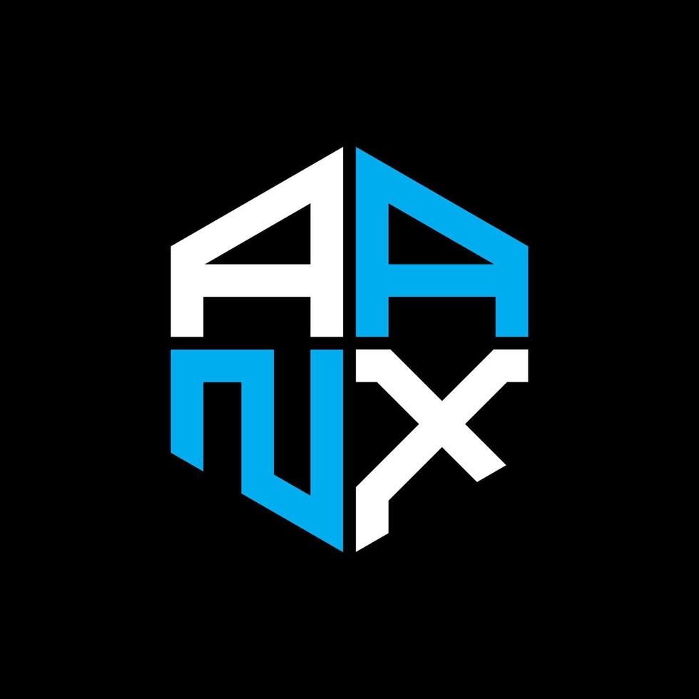 anx letra logo creativo diseño con vector gráfico, anx sencillo y moderno logo.