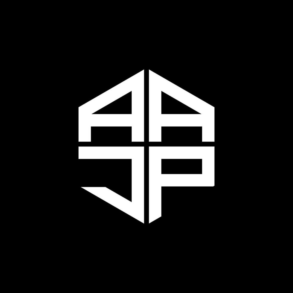 ajp letra logo creativo diseño con vector gráfico, ajp sencillo y moderno logo.