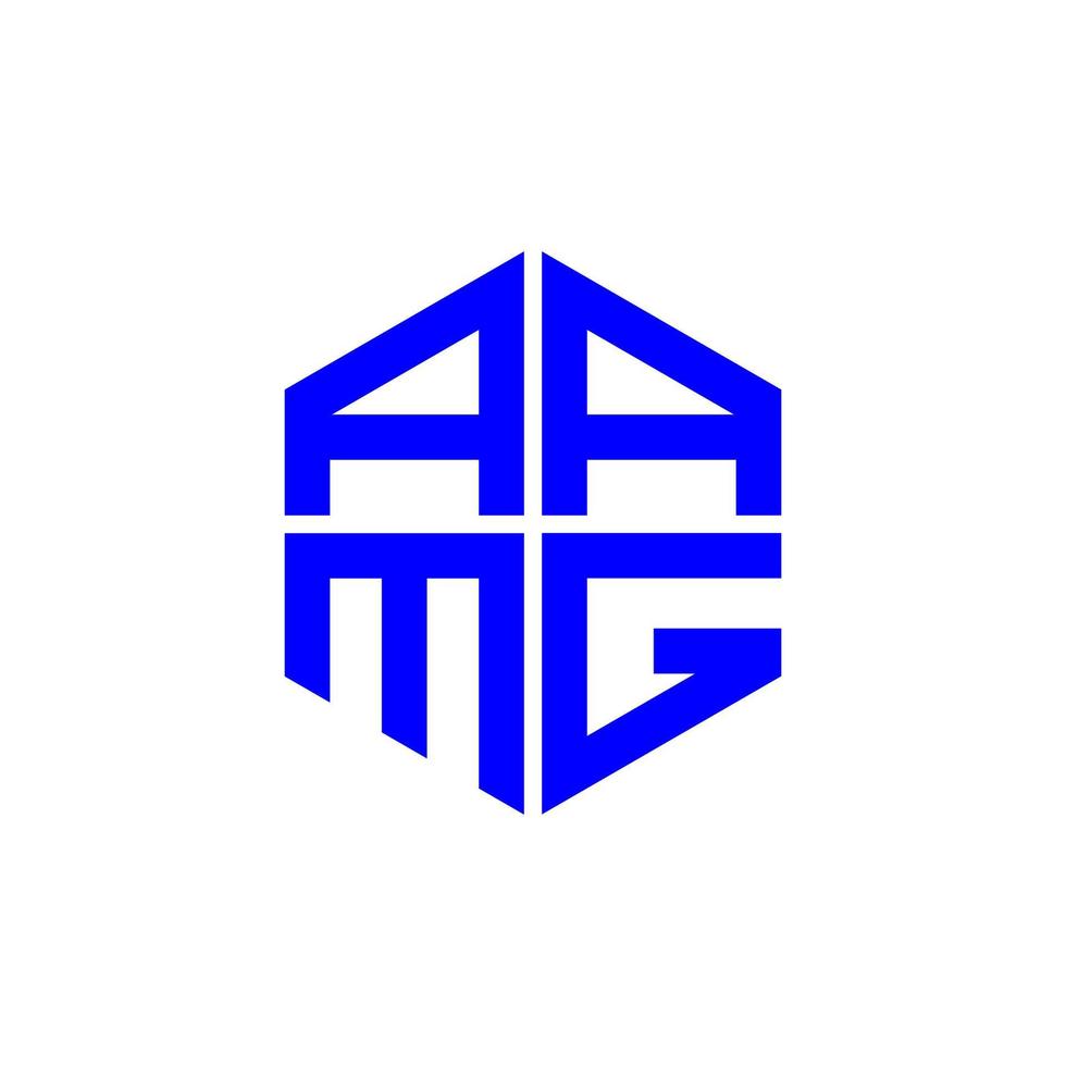 aamg letra logo creativo diseño con vector gráfico, aamg sencillo y moderno logo.