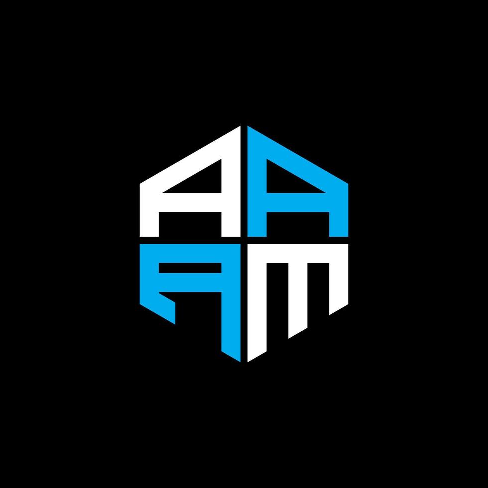 aaam letra logo creativo diseño con vector gráfico, aaam sencillo y moderno logo.