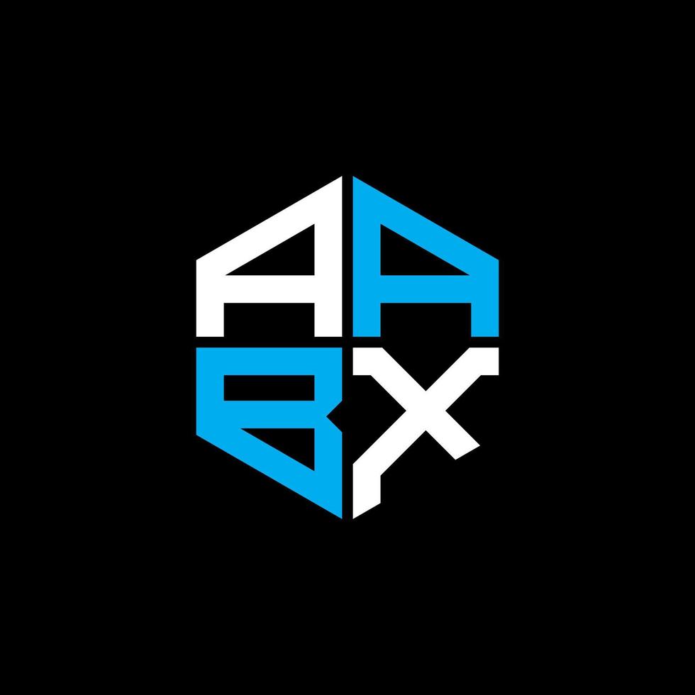 AABX letter logo creative design with vector graphic, AABX simple and modern logo.