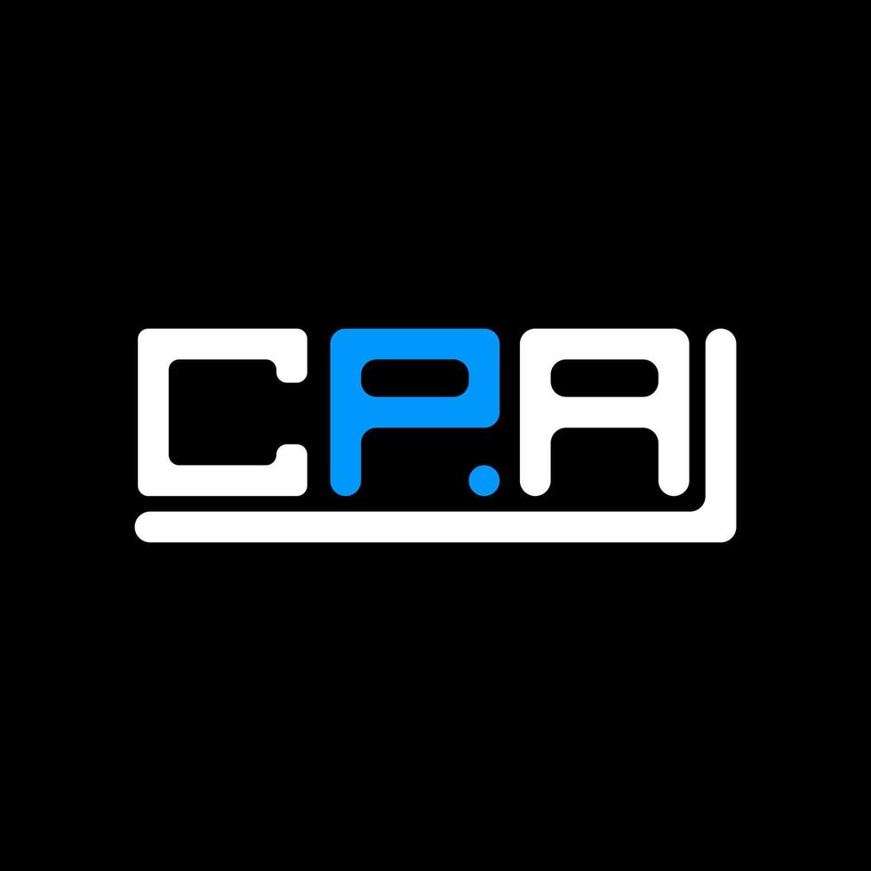 Diseño creativo del logotipo de la letra gpa con gráfico vectorial, logotipo simple y moderno de gpa. vector