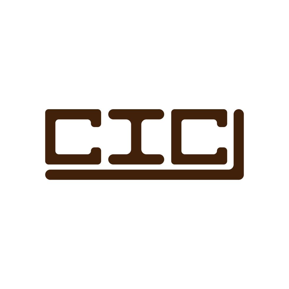 CIB letter logo creative design with vector graphic, CIB simple and modern logo.