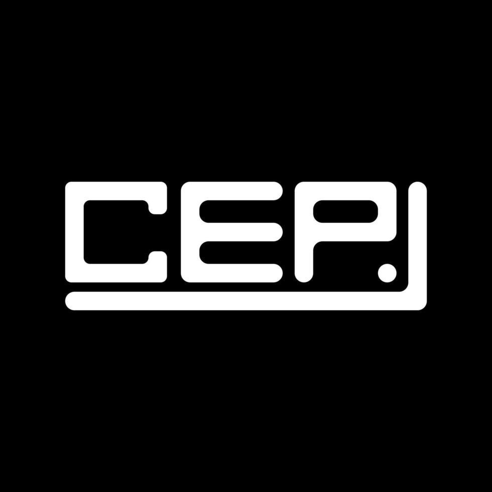 cep letra logo creativo diseño con vector gráfico, cep sencillo y moderno logo.