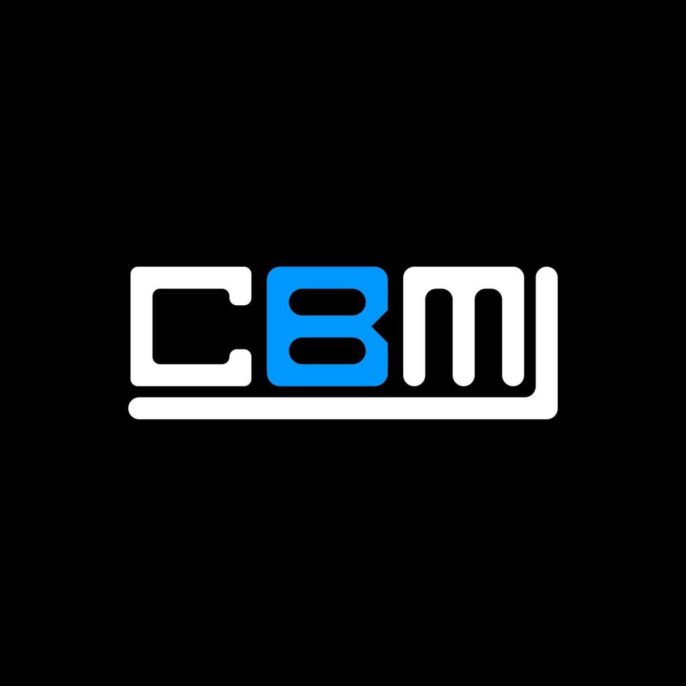 CBM letter logo creative design with vector graphic, CBM simple and modern logo.