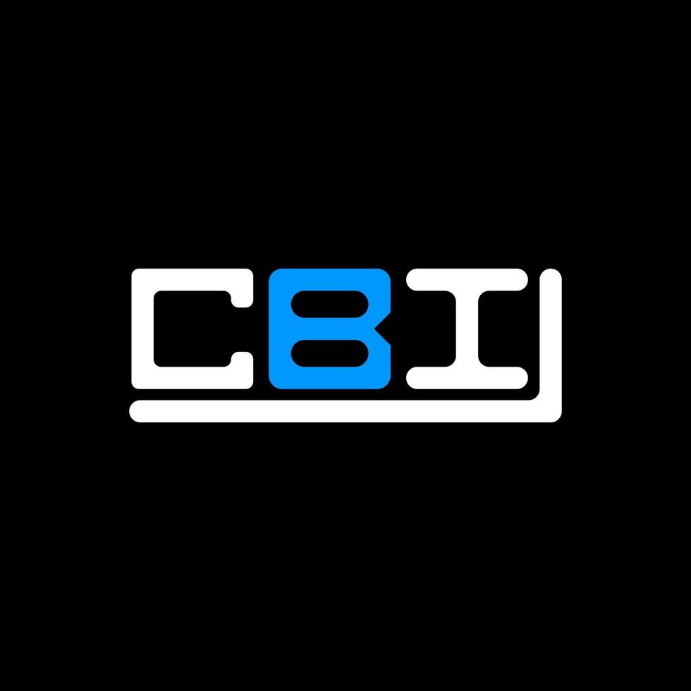 cbi letra logo creativo diseño con vector gráfico, cbi sencillo y moderno logo.