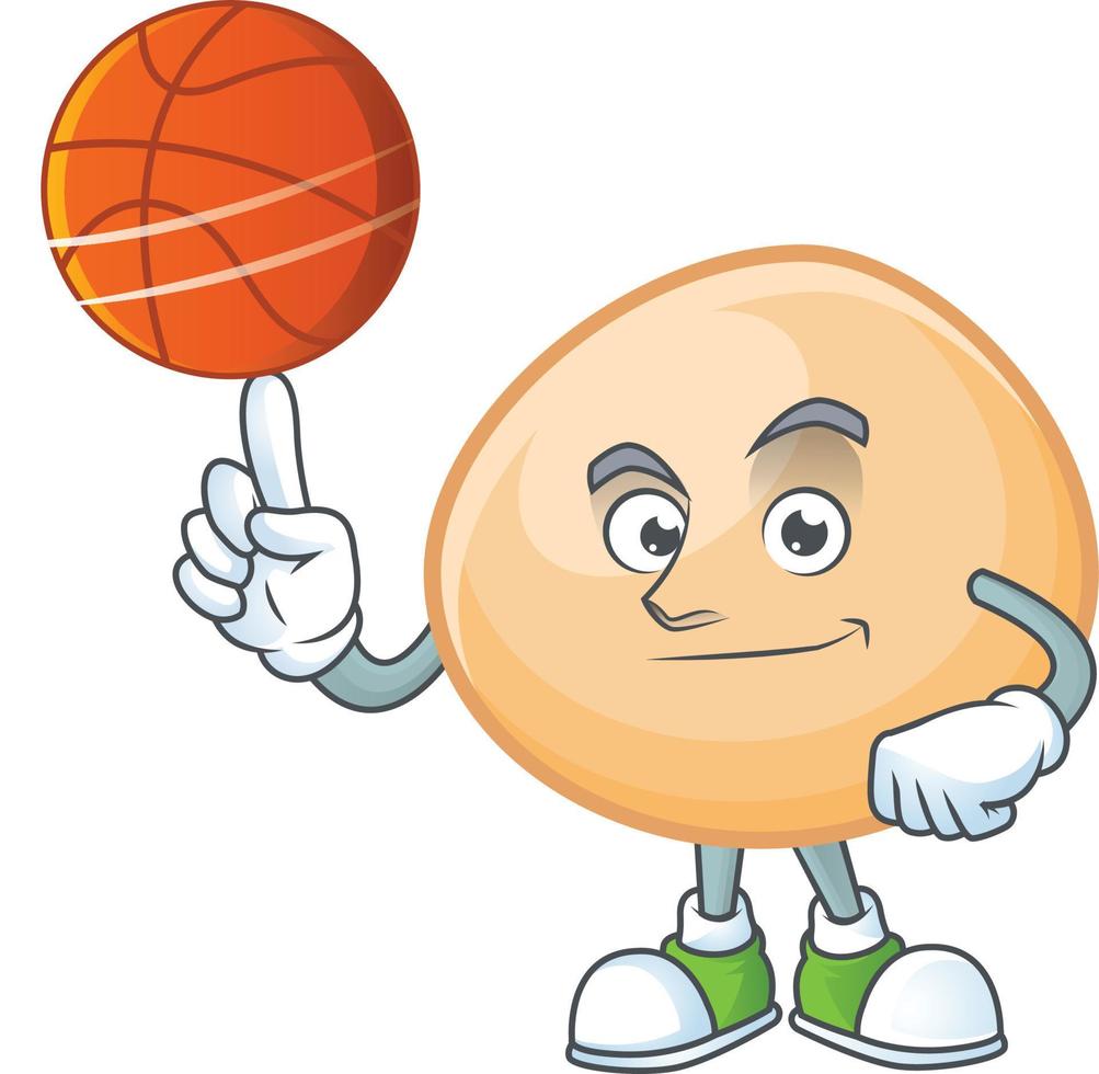 Brown hoppang cartoon character style vector