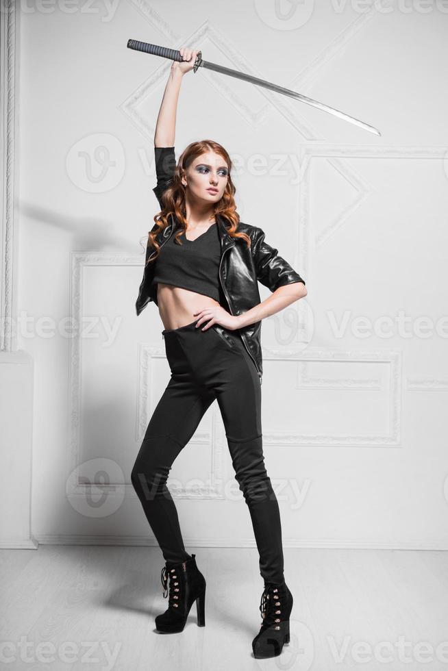 Graceful young model photo