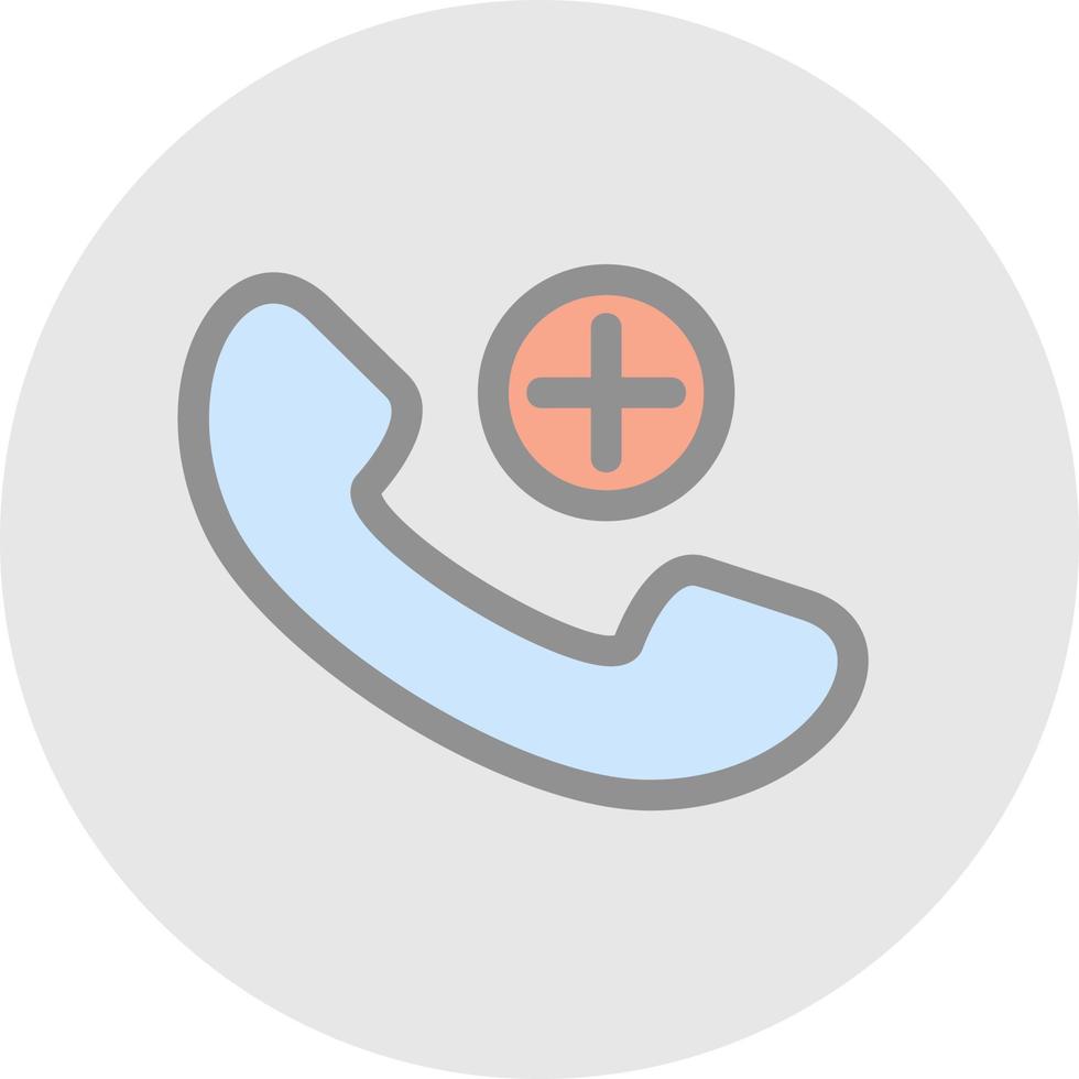 Medical Service on Call Vector Icon Design