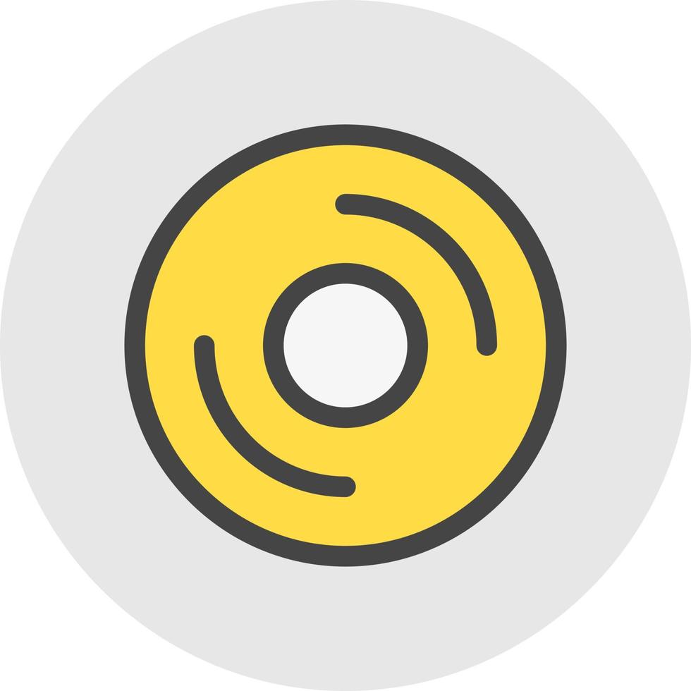 Compact Disc Vector Icon Design