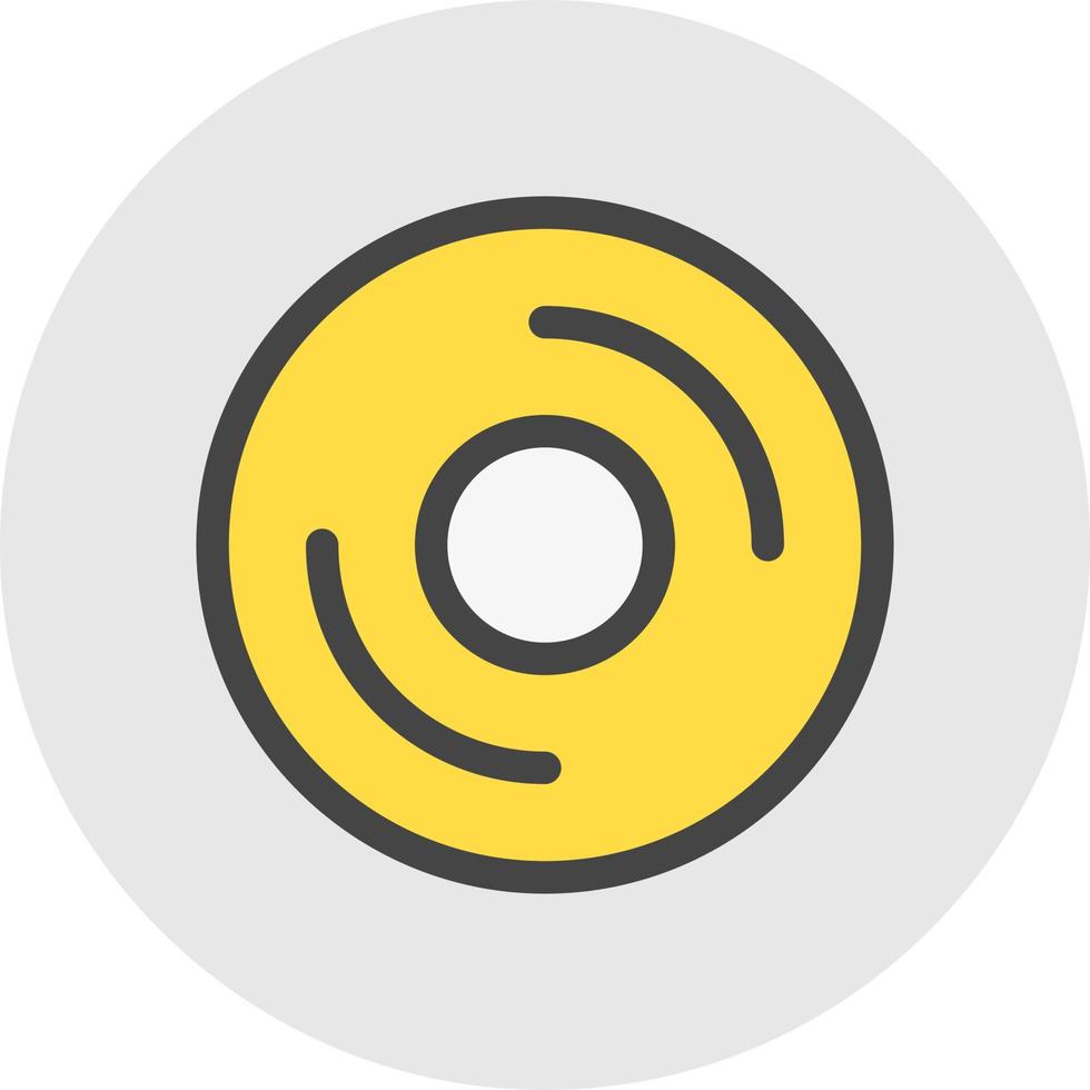 Compact Disc Vector Icon Design