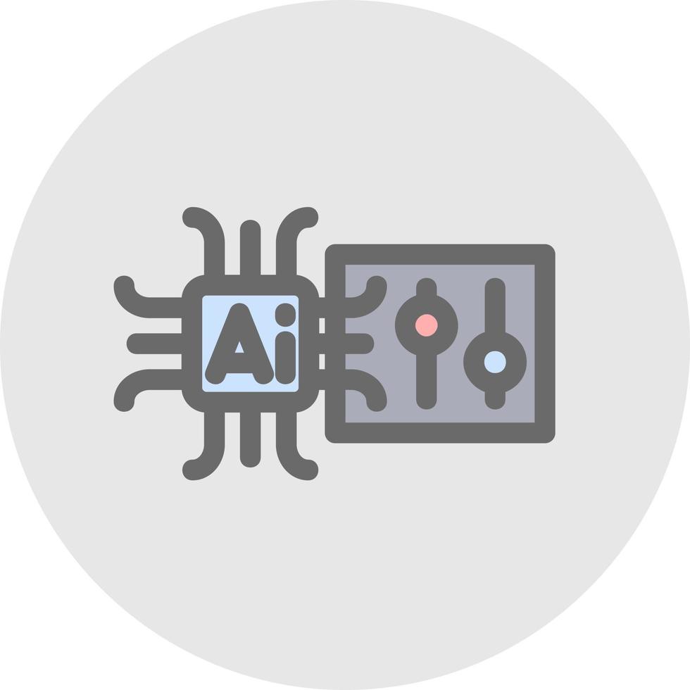 Intelligent Control Vector Icon Design