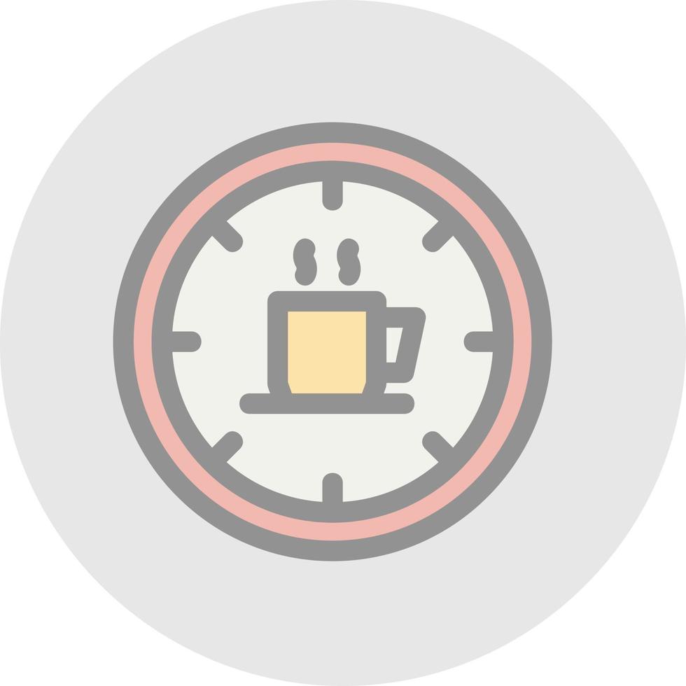 Coffee Time Vector Icon Design