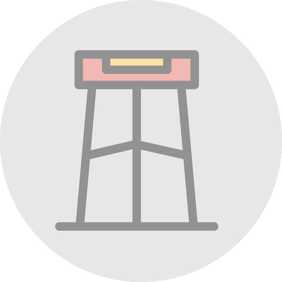 Bar Stool Vector Icon Design