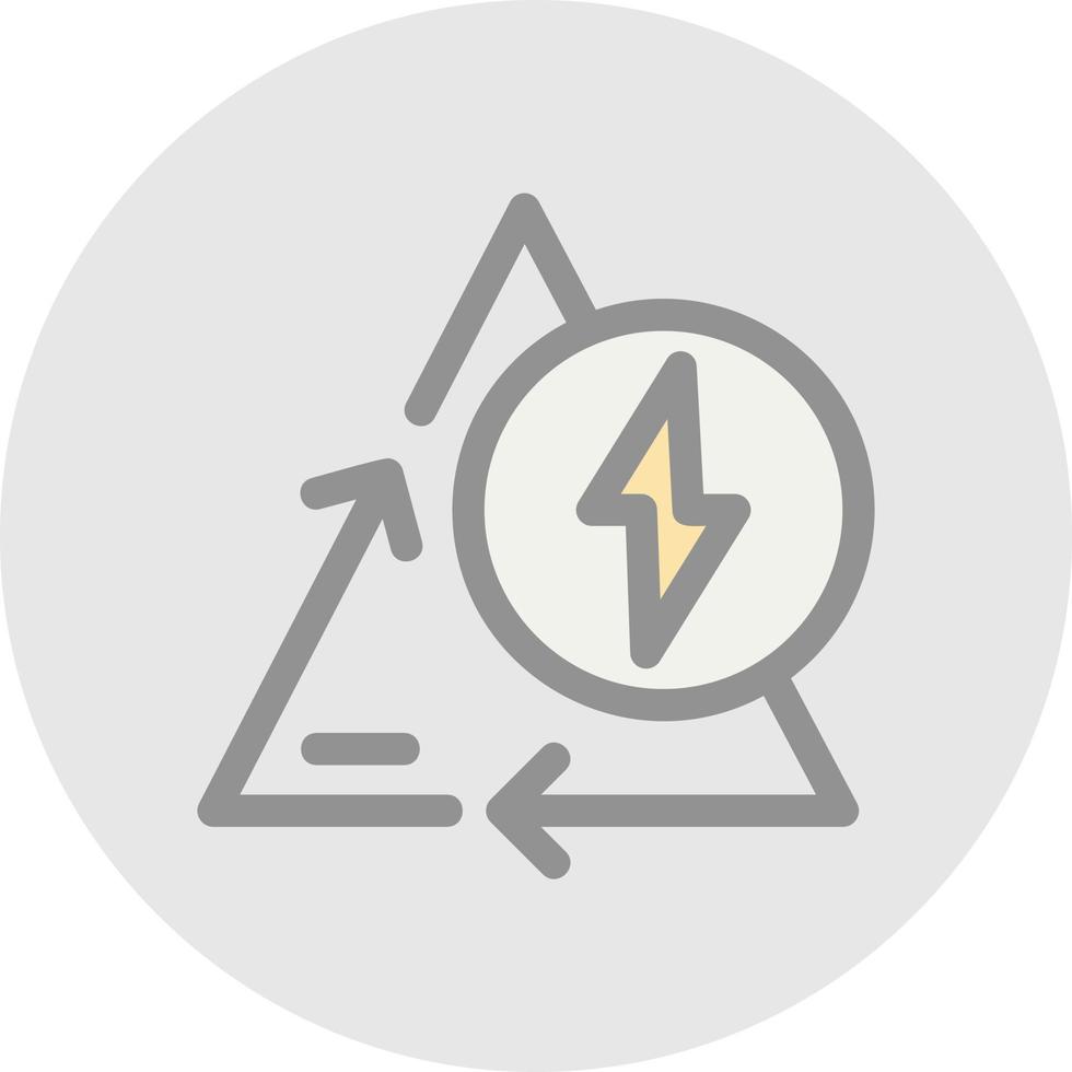 Recycle Energy Vector Icon Design
