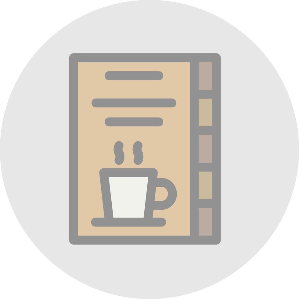 Coffee Card Vector Icon Design