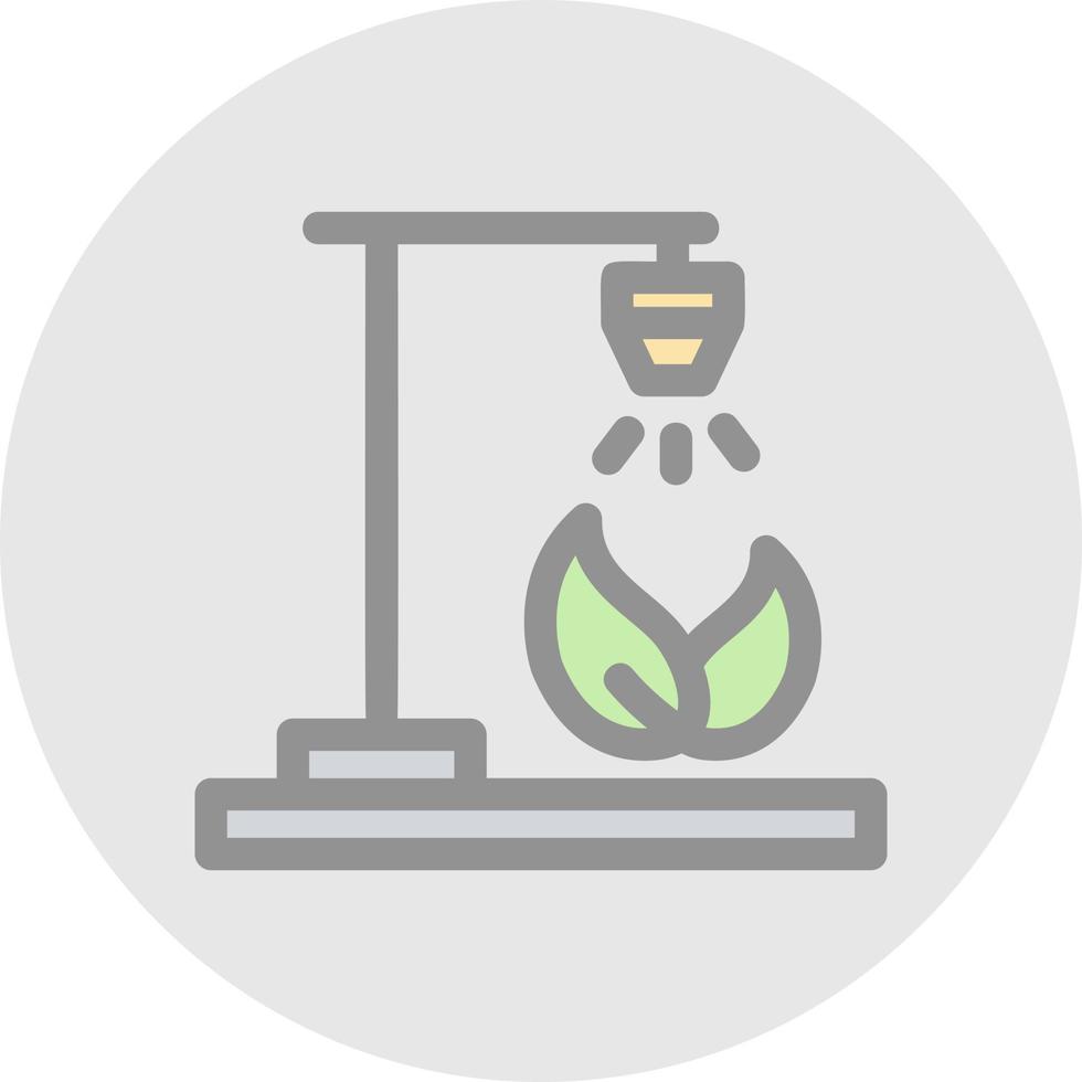 Eco Street Light Vector Icon Design