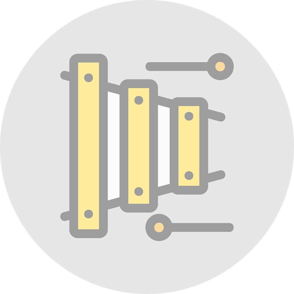 Xylophone Vector Icon Design