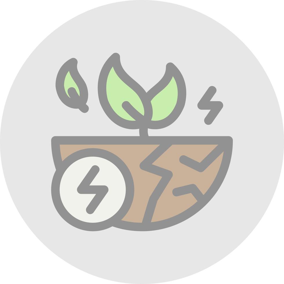 Sustainable Energy Vector Icon Design