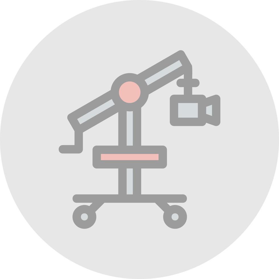 Camera Crane Vector Icon Design