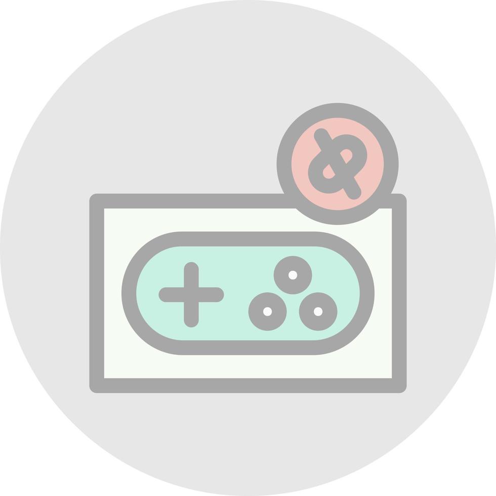 Game Disconnect Vector Icon Design