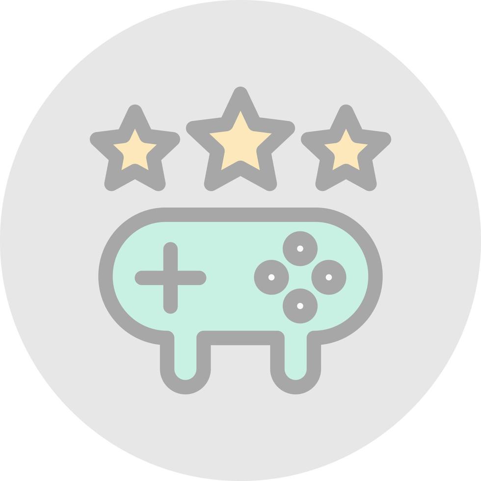 Game Ranking Vector Icon Design