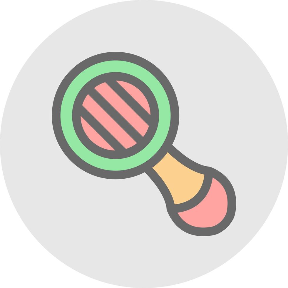 Rattle Vector Icon Design