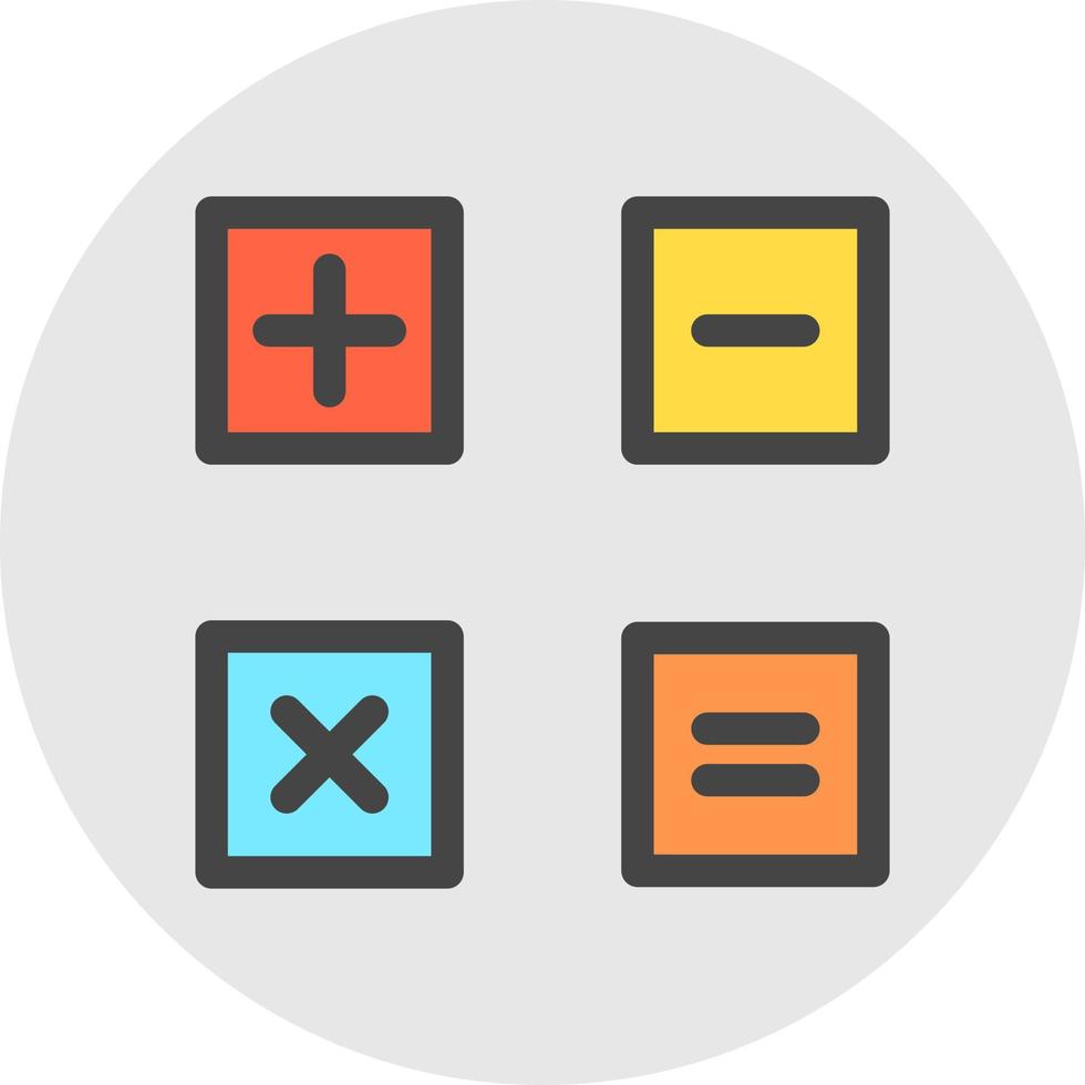 Maths Vector Icon Design