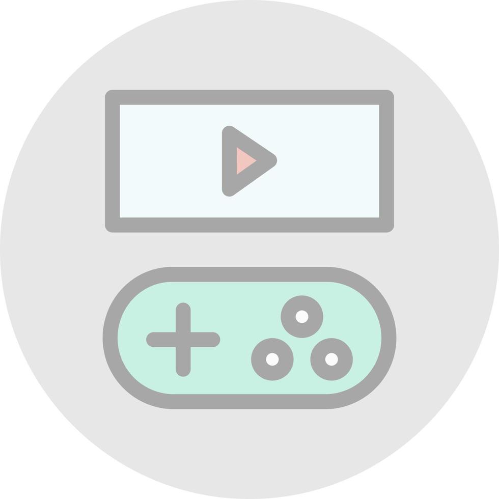Game Streaming Vector Icon Design