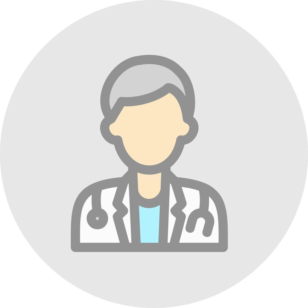 Male Doctor Vector Icon Design