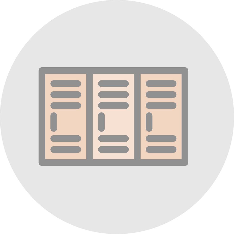 Locker Vector Icon Design