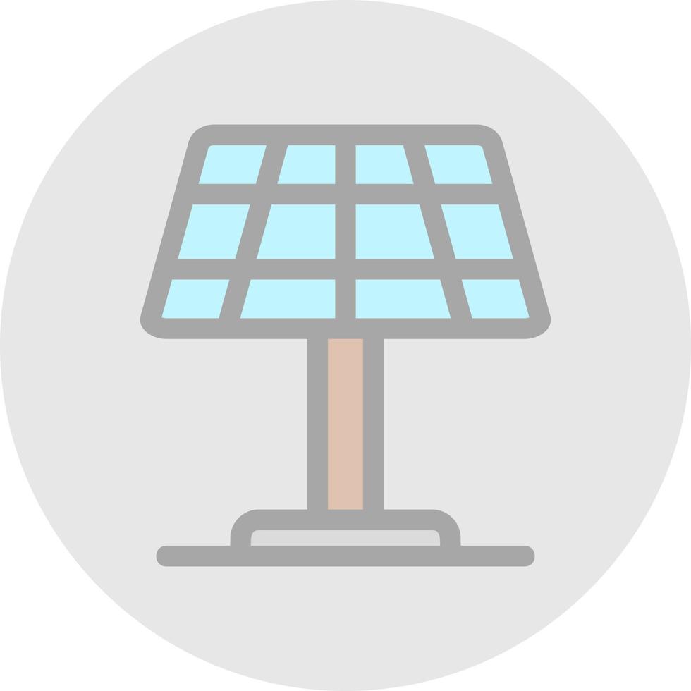 Solar Panel Vector Icon Design