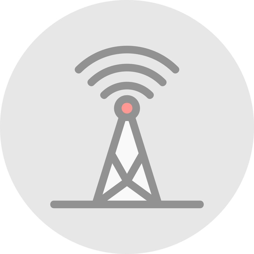 Broadcast Vector Icon Design