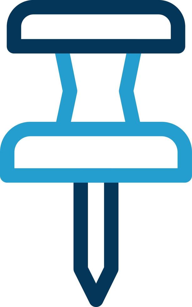 Push Pin Vector Icon Design