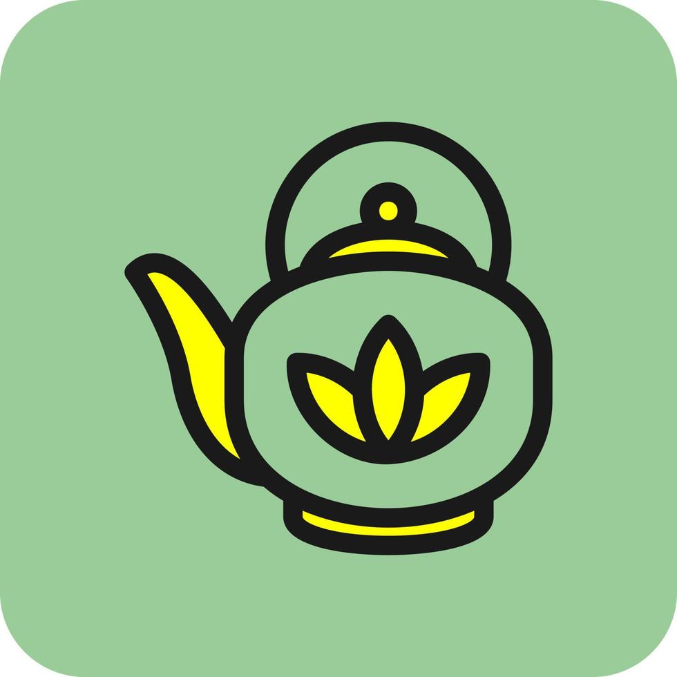 Teapot Vector Icon Design