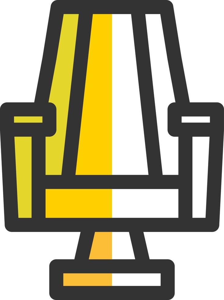 Gaming Chair Vector Icon Design