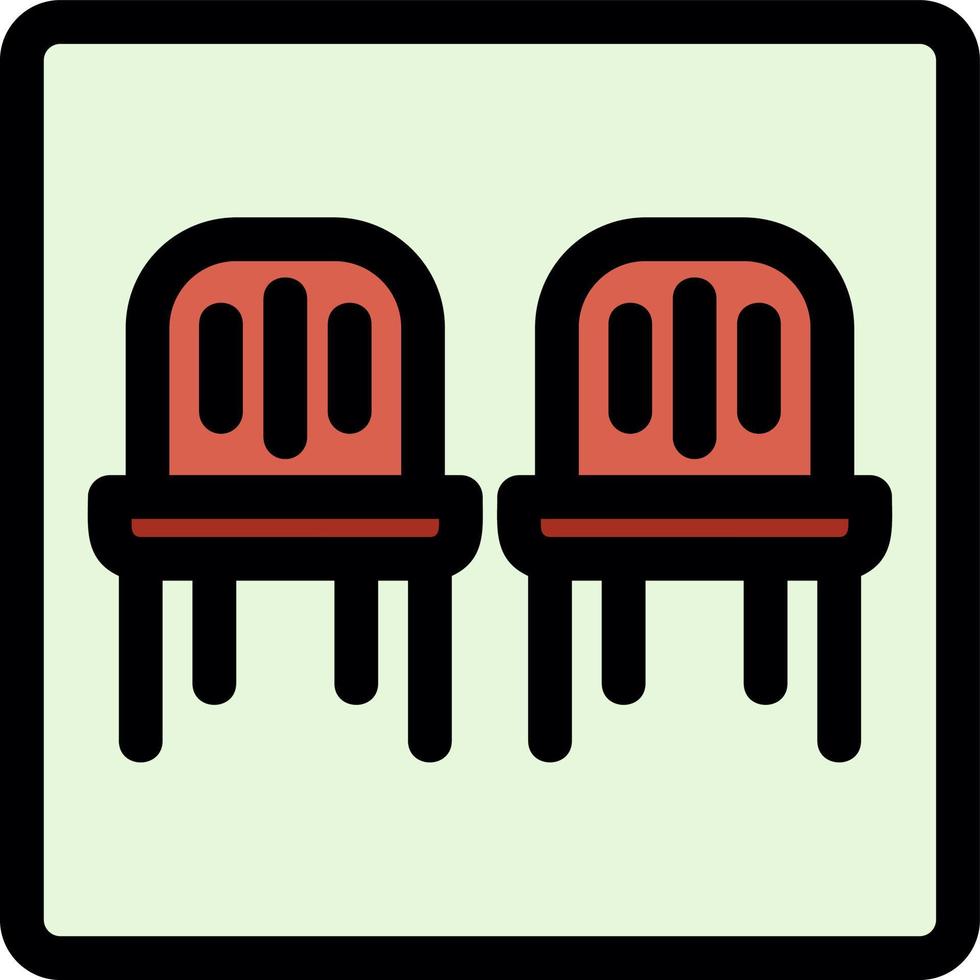 Waiting Room Vector Icon Design