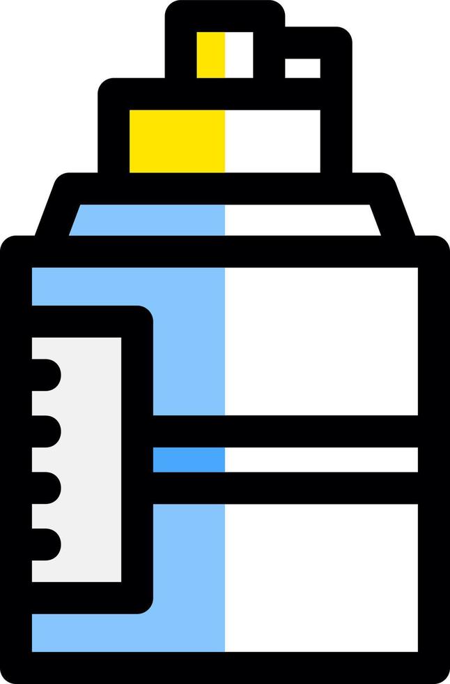 Water Bottle Vector Icon Design